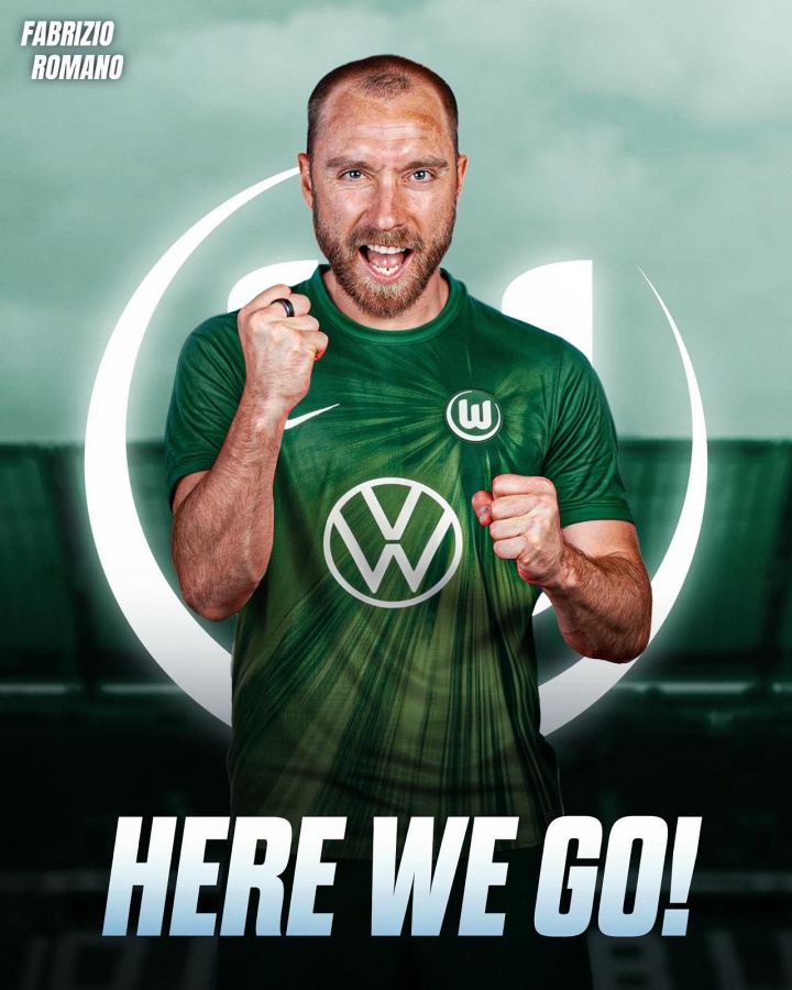 竞彩-HWG！罗马诺：33岁埃里克森自由身加盟沃尔夫斯堡