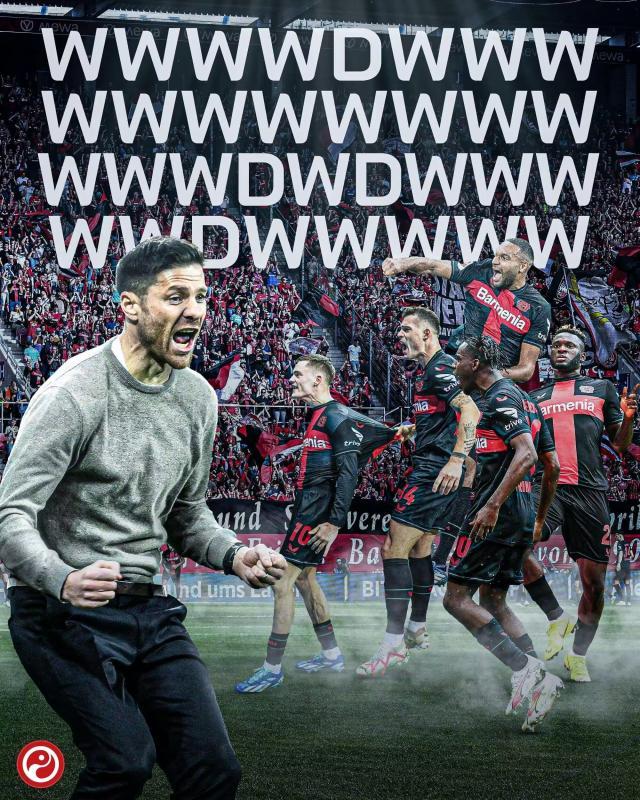 【早报】无解药厂！勒沃库森各赛事33场不败创纪录！